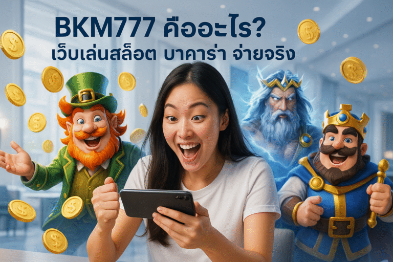 BKM777 คืออะไร? เว็บเล่นสล็อต บาคาร่า จ่ายจริง