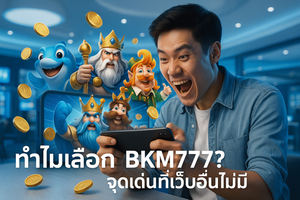 ทำไมเลือก BKM777? จุดเด่นที่เว็บอื่นไม่มี