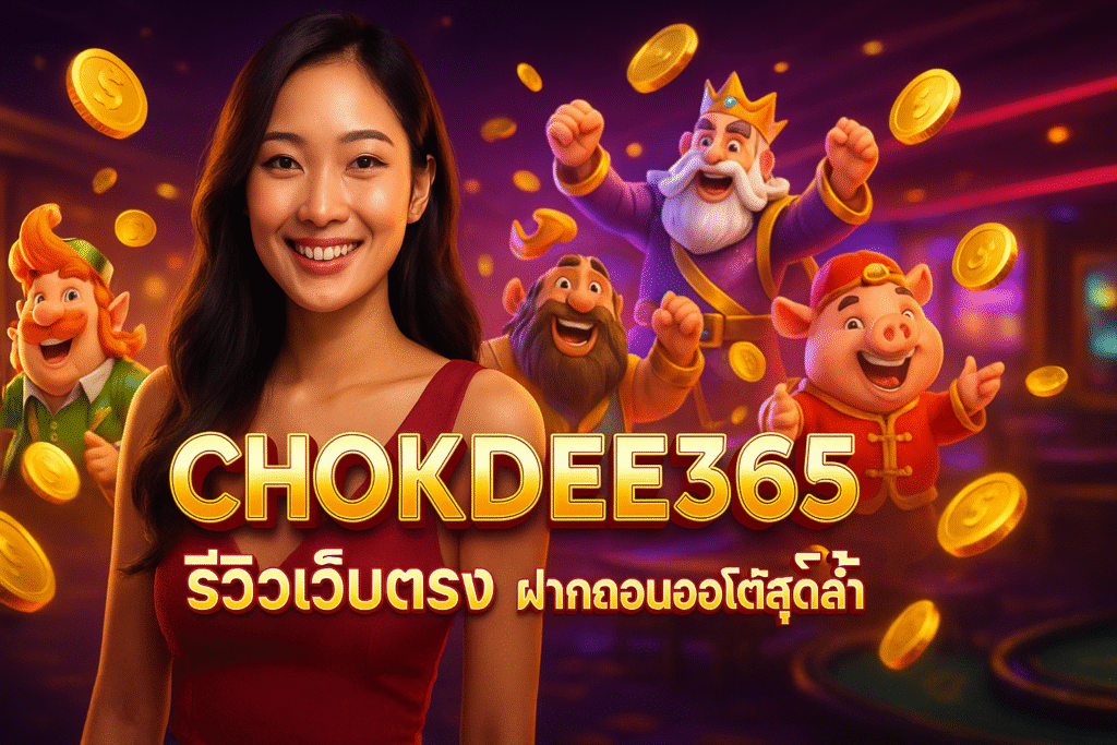 CHOKDEE365 รีวิวเว็บตรง ฝากถอนออโต้สุดล้ำ